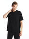 Crew Neck Short Sleeve Combed Cotton Men's T-shirt